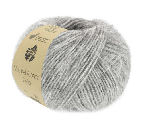 Lana Grossa Natural Alpaca Pelo 03 Светло-серый