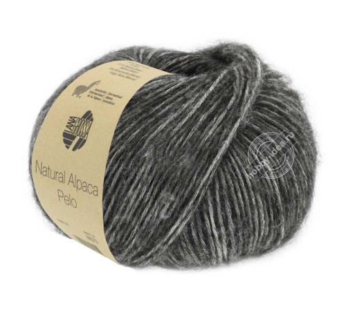 Lana Grossa Natural Alpaca Pelo 04 Тёмно-серый