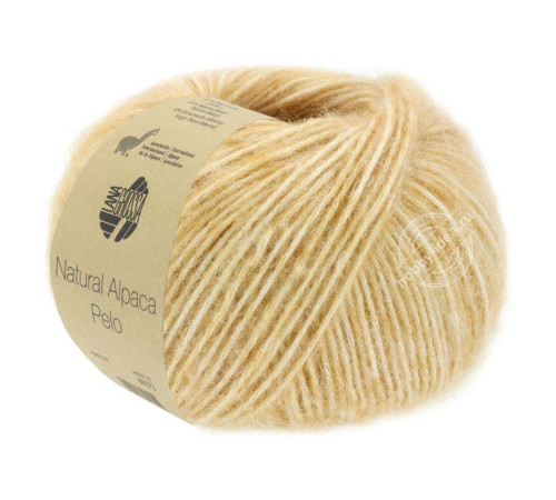 Lana Grossa Natural Alpaca Pelo 09 Песочно-жёлтый