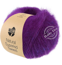 Lana Grossa Natural Superkid Tweed 642 Тёмно-фиолетовый
