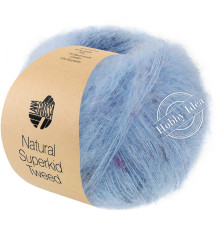 Lana Grossa Natural Superkid Tweed 643 Светло-голубой