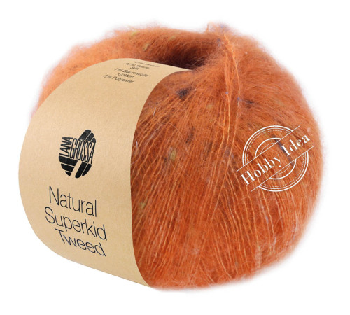 Lana Grossa Natural Superkid Tweed 611 Ржаво-оранжевый