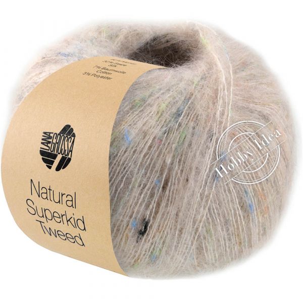 Lana Grossa Natural Superkid Tweed 614 Бежевый из категории Lana Grossa Natural Superkid Tweed