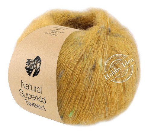Lana Grossa Natural Superkid Tweed 615 Горчично-жёлтый