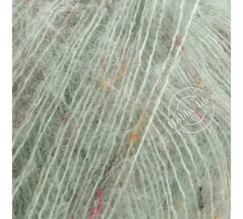 Lana Grossa Natural Superkid Tweed 617 Серо-зеленый