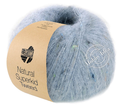 Lana Grossa Natural Superkid Tweed 618 Голубой