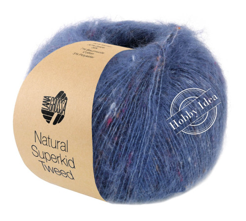 Lana Grossa Natural Superkid Tweed 619 Синий