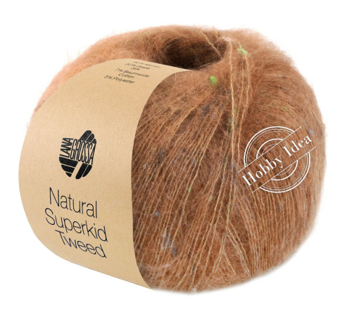 Lana Grossa Natural Superkid Tweed 620 Коричнево-оранжевый