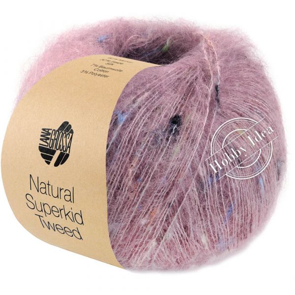 Lana Grossa Natural Superkid Tweed 621 Розовый из категории Lana Grossa Natural Superkid Tweed