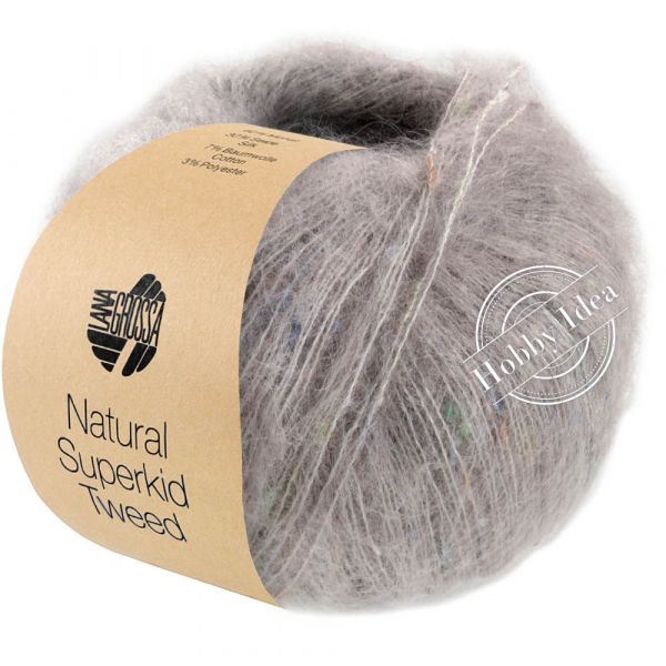 Lana Grossa Natural Superkid Tweed 623 Серый из категории Lana Grossa Natural Superkid Tweed
