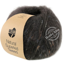 Lana Grossa Natural Superkid Tweed 624 Тёмно-серый