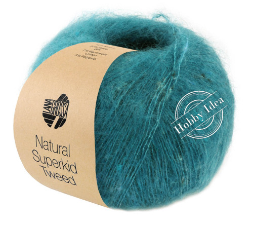 Lana Grossa Natural Superkid Tweed 631 Бирюзовый