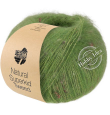Lana Grossa Natural Superkid Tweed 633 Свежая зелень