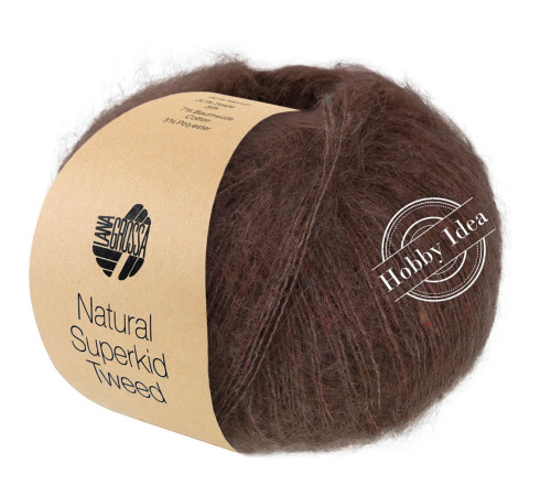 Lana Grossa Natural Superkid Tweed 637 Коричневый