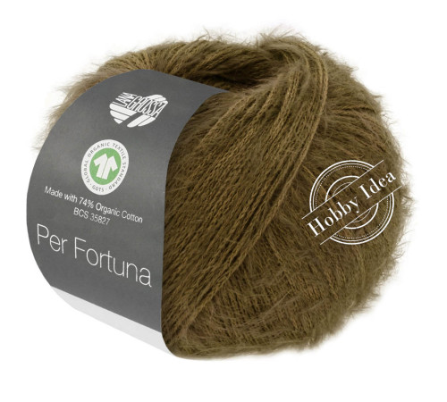 Lana Grossa Per Fortuna 66 Зеленовато-коричневый