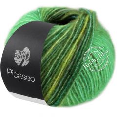 Lana Grossa Picasso 01 Зелёно-жёлтый