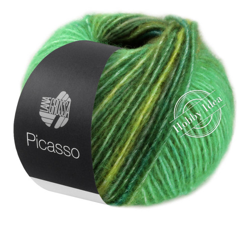 Lana Grossa Picasso 01 Зелёно-жёлтый