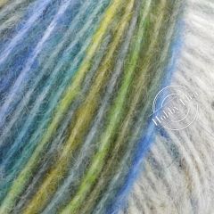 Lana Grossa Picasso 02 Серо-жёлто-голубой