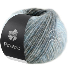 Lana Grossa Picasso 04 Антрацитово-серо-голубой