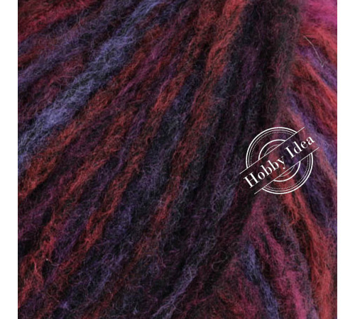 Lana Grossa Picasso 07 Красно-голубая фуксия