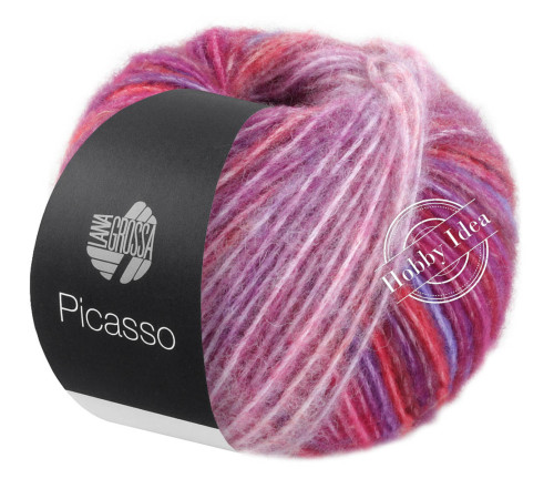 Lana Grossa Picasso 08 Розово-лилово-пурпурный