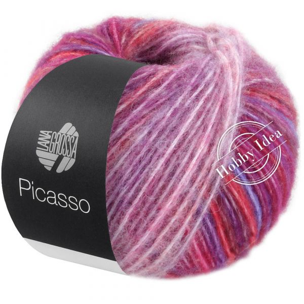 Lana Grossa Picasso 08 Розово-лилово-пурпурный из категории Lana Grossa Picasso