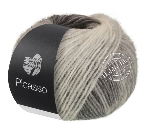 Lana Grossa Picasso 14 Серо-белый