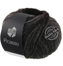 Lana Grossa Picasso 15 Черно-серый