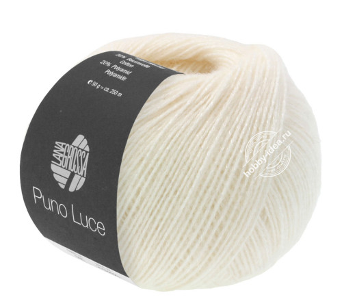 Lana Grossa Puno Luce 001 Белый