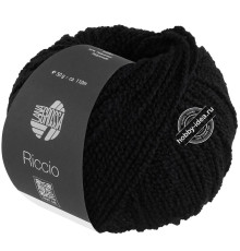 Lana Grossa Riccio 008 Чёрный