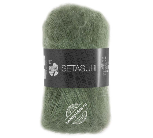 Lana Grossa Setasuri 016 Серо-зелёный
