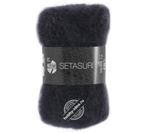 Lana Grossa Setasuri 020 Чёрный