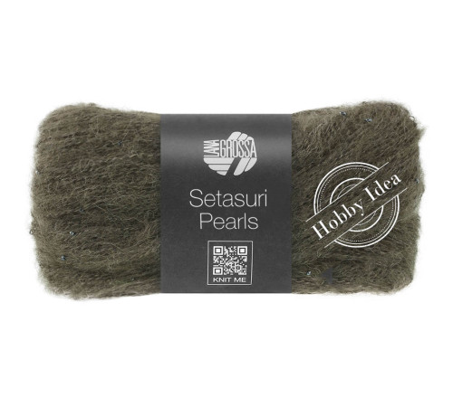 Lana Grossa Setasuri Pearls 213 Серый