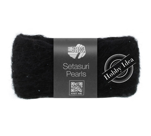  Lana Grossa Setasuri Pearls 216 Черный