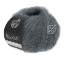 Lana Grossa Silkhair 012 Тёмно-серый