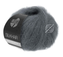 Lana Grossa Silkhair 012 Тёмно-серый