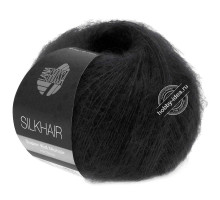 Lana Grossa Silkhair 014 Чёрный