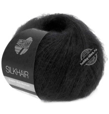 Lana Grossa Silkhair 014 Чёрный