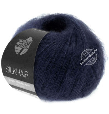 Lana Grossa Silkhair 027 Тёмно-синий