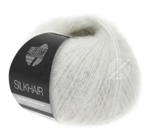 Lana Grossa Silkhair 058 Жемчужина белая