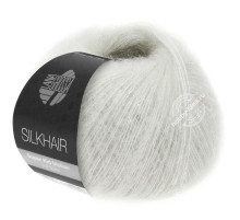 Lana Grossa Silkhair 058 Жемчужина белая