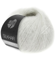 Lana Grossa Silkhair 058 Жемчужина белая