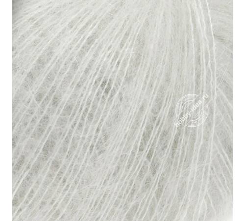 Lana Grossa Silkhair 058 Жемчужина белая