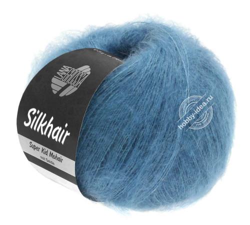 Lana Grossa Silkhair 103 Джинс-синий