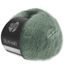 Lana Grossa Silkhair 127 Мох зеленый