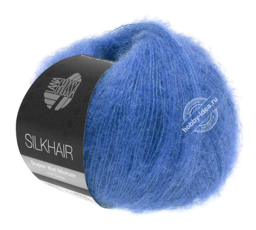 Lana Grossa Silkhair 133 Горечавки синий
