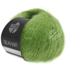 Lana Grossa Silkhair 135 Зелёное яблоко