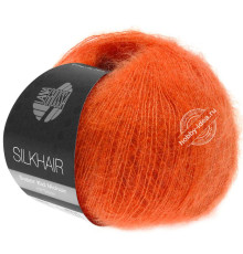 Lana Grossa Silkhair 136 Темно оранжевая