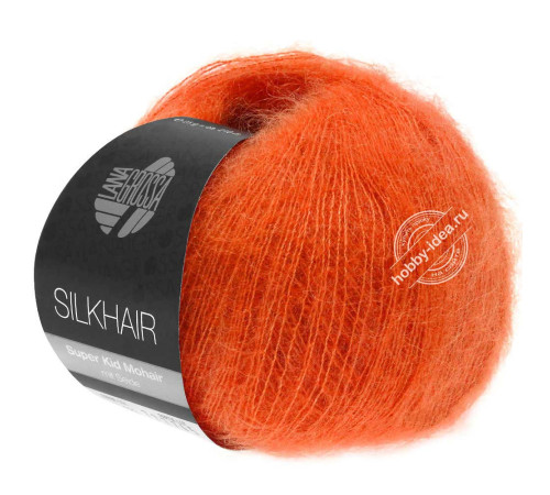 Lana Grossa Silkhair 136 Темно оранжевая