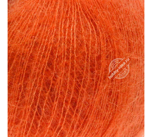 Lana Grossa Silkhair 136 Темно оранжевая